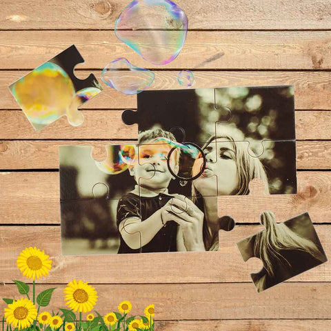 9 Pieces Personalized Photo Jigsaw Puzzle