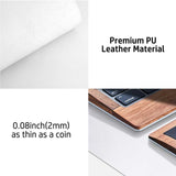 Personalized Photo Printed Leather Desk Mat Mouse Pad For Office Home
